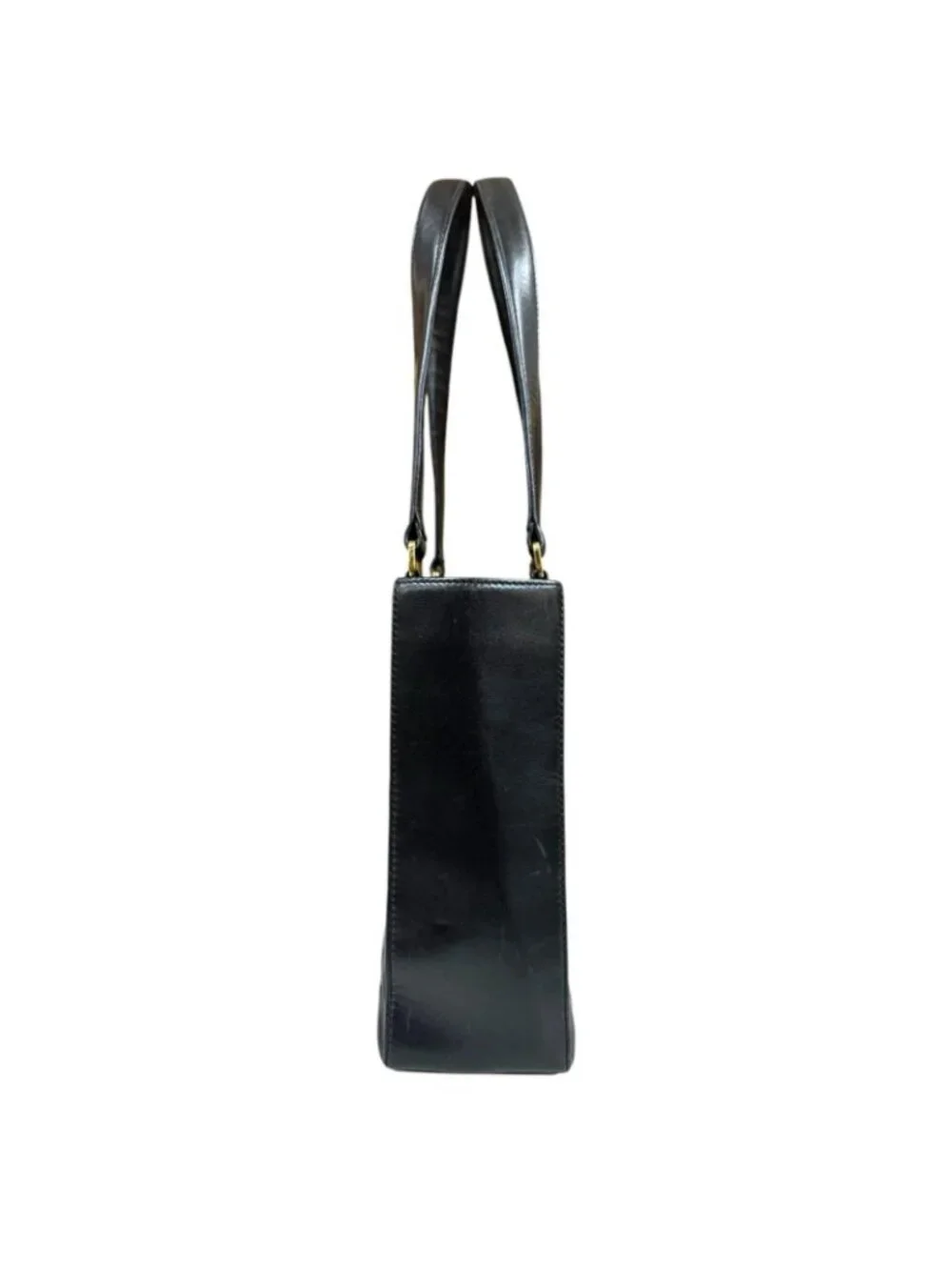 Chanel Choco Bar Tote Lambskin Black